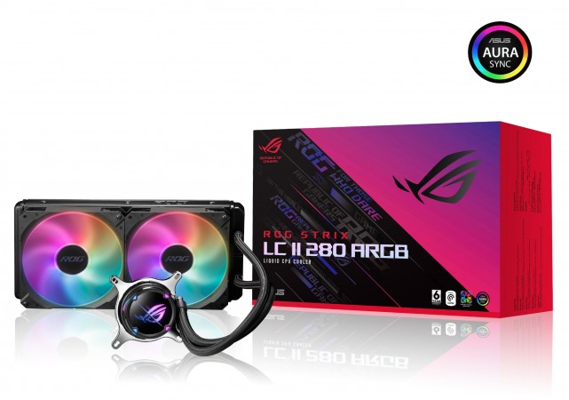 Asus ROG STRIX LC II 280 2x14cm ARGB Fan V2 INTEL-AMD Sıvı Soğutmalı İşlemci Fanı
