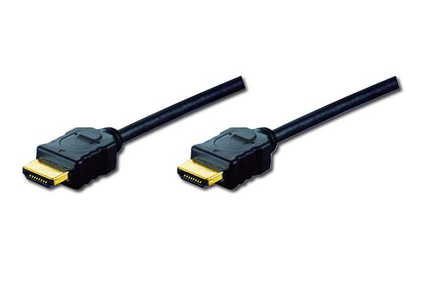 Digitus AK-330107-100-S 10 Mt HDMI to HDMI Erkek-Erkek v1.4 2160p 4K 3x Zırhlı Altın Uçlu Kablo