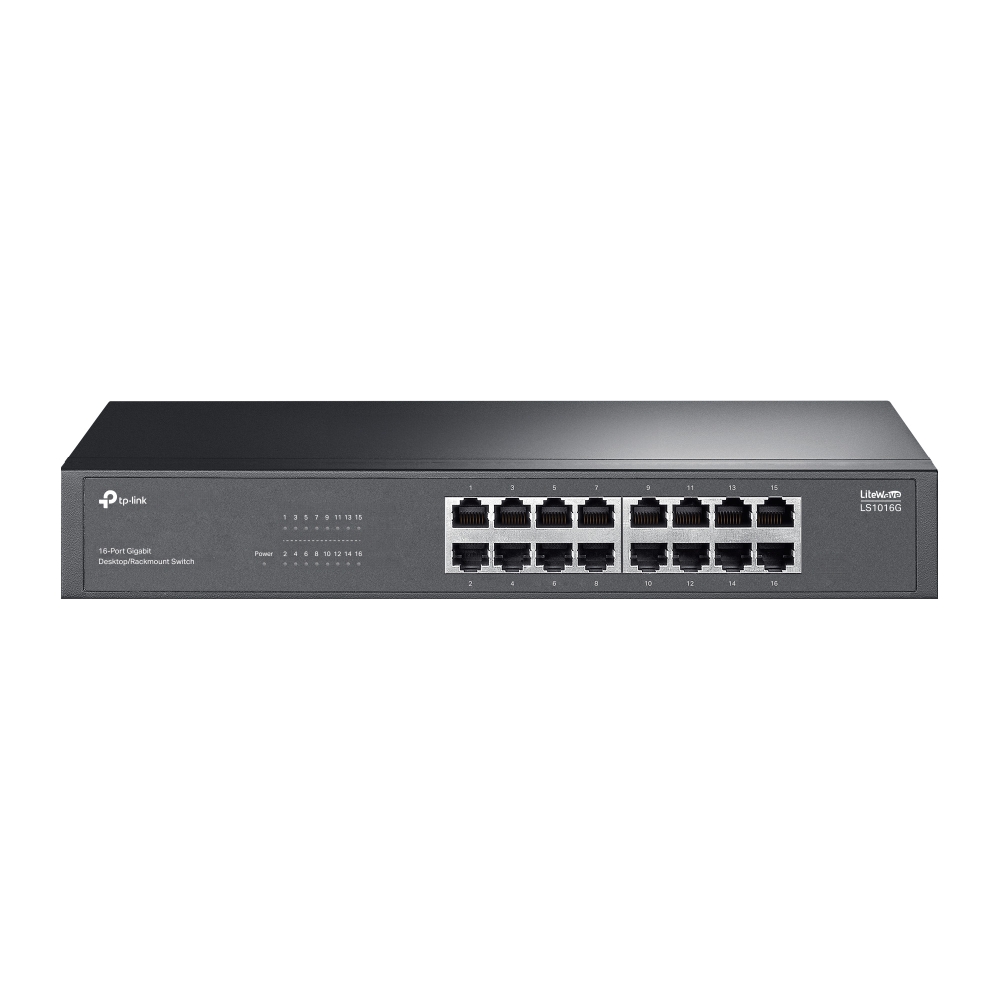 Tp-Link LS1016G 16 Port Gigabit Rack Mount Ethernet Switch