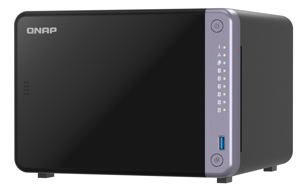 Qnap TS-632X Alphine AL524 4GB DDR4 Ram 6 HDD Yuvalı TurboNAs Ağ Depolam Aygıtı