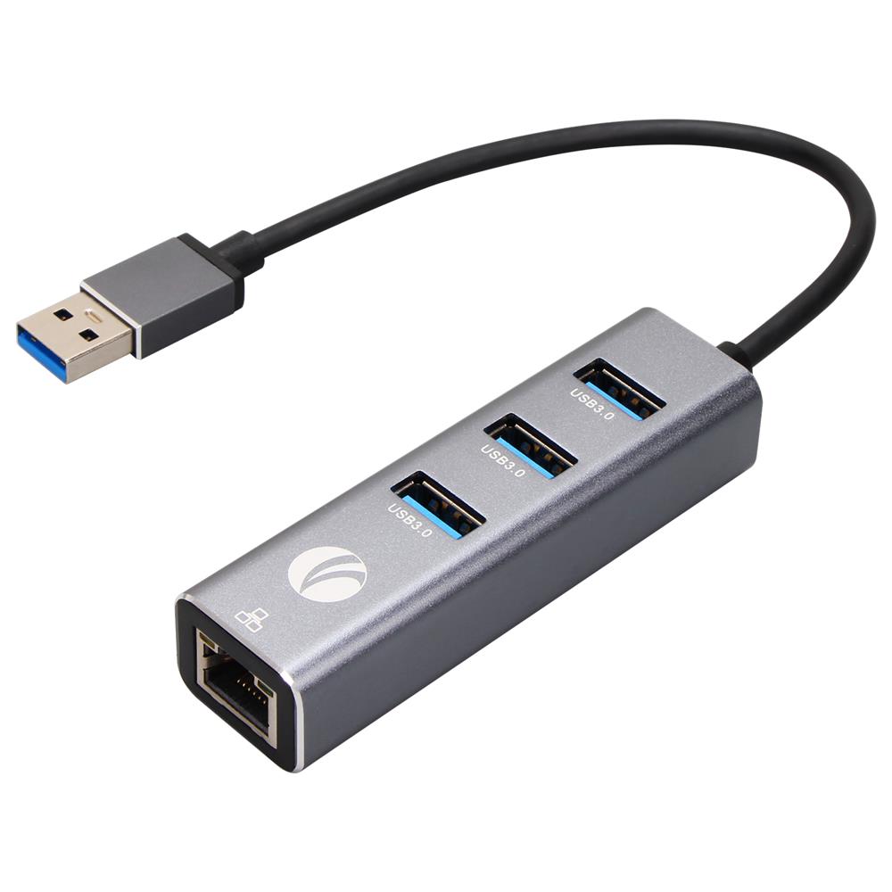 Vcom DH312B USB 3.0 to RJ45 Gigabit 3 Port Usb 3.0 USB Ethernet Adaptörü