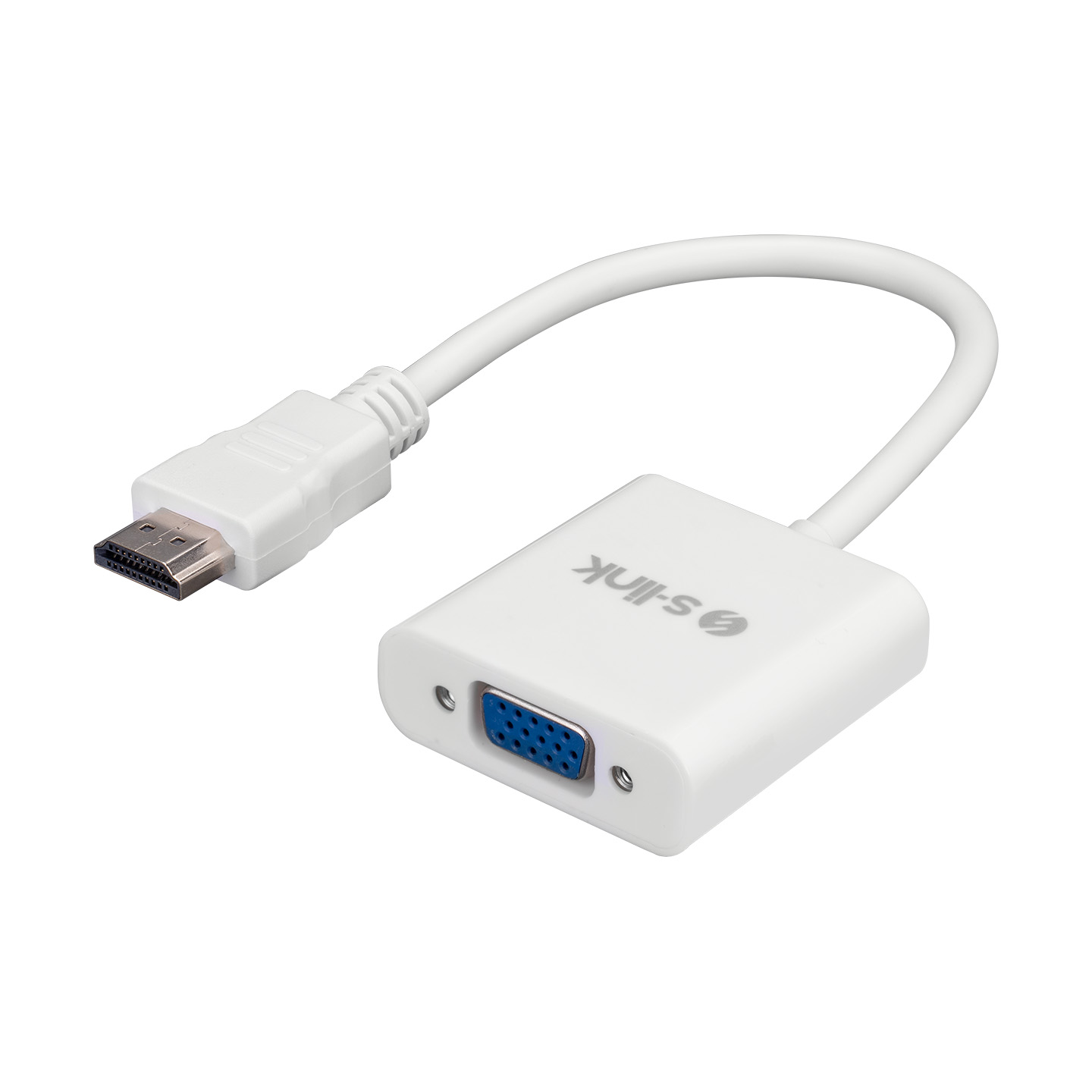 S-Link SL-HVS13 HDMI to VGA Audio microUSB Erkek-Dişi Dönüşütrücü Adaptör