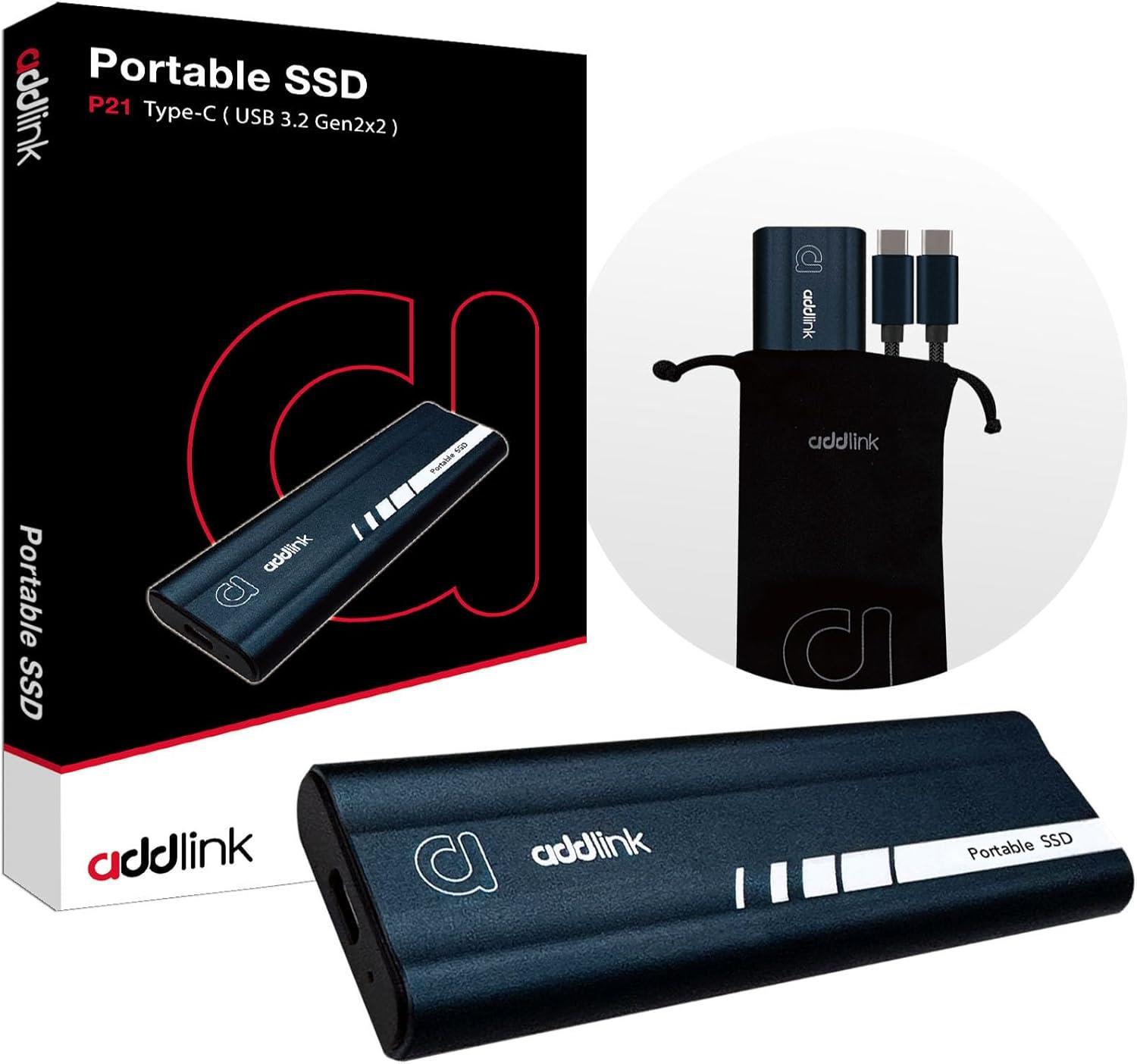 Addlink AD1TBP21B2K 1 TB 2000-1950 Usb Type C Harici SSD Harddisk