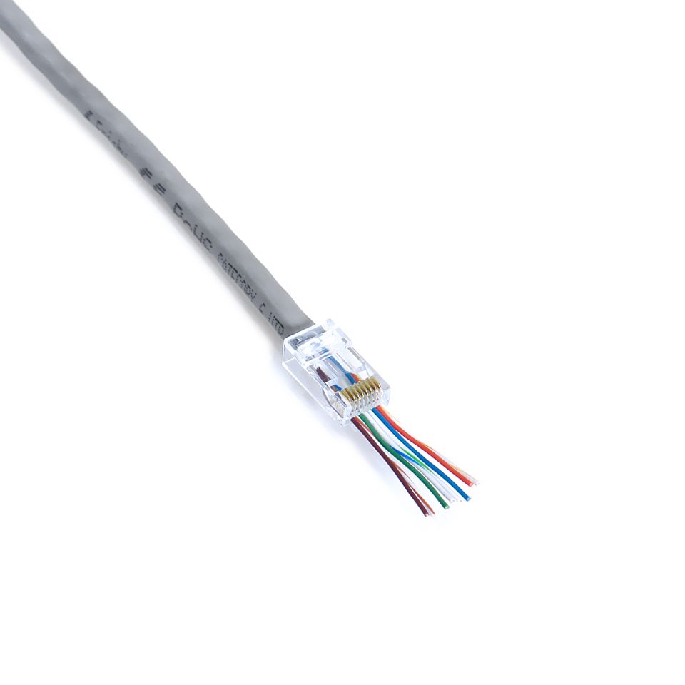 Frisby FNW-RJ4528N CAT6 RJ45 Yeni Nesil Delikli 100 lü Konnektör