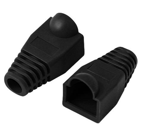 Beek BN-BOOT-CAT6/BL CAT6 CAT5E Siyah RJ45 100 lü Paket Koruma Kılıfı