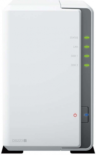 Synology DS223J RTD 1619D 1GB DDR4 2x3.5 inch HDD 1xLAN Ağ Depolama NAS
