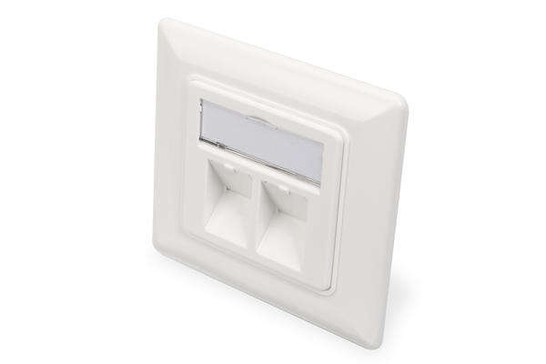 Digitus DN-93801-1 2xRJ45 Keystore Jacks 80x80 Priz Kapağı