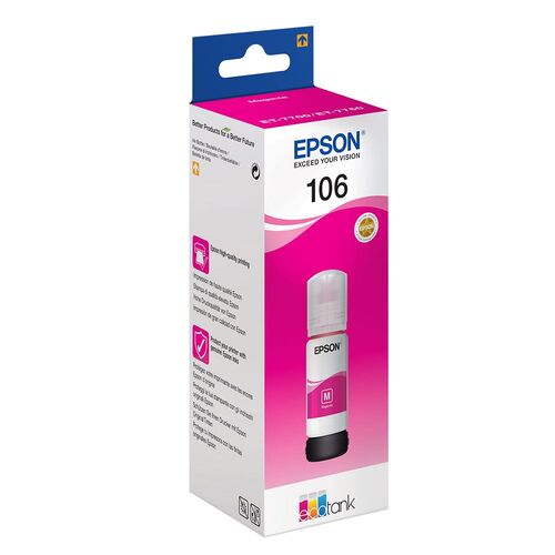 Epson C13T00R340 106 70ml 8.000 Sayfalık Kırmızı Orijinal Mürekkep