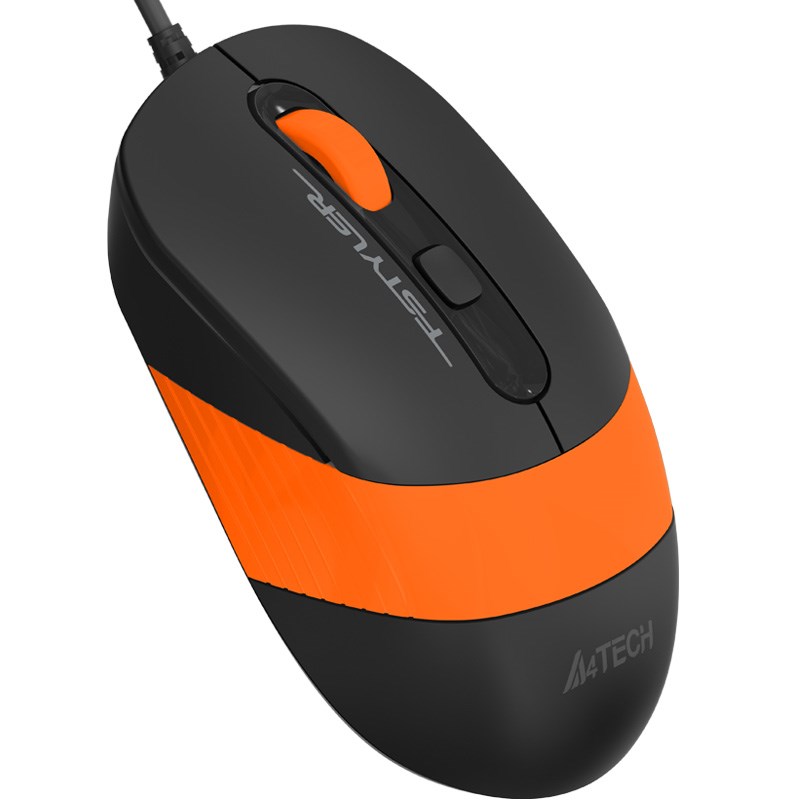 A4 Tech FM10 USB 1600 Dpi 4 Tuşlu Turuncu Siyah Kablolu Optik Mouse