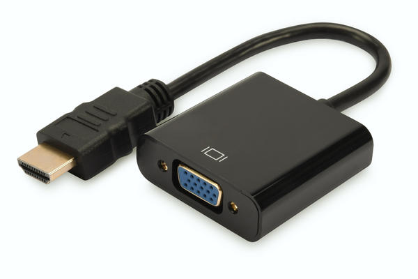 Digitus DA-70461 HDMI to VGA AUDIO Erkek-Dişi 0.15Mt Dönüştürücü Adaptör