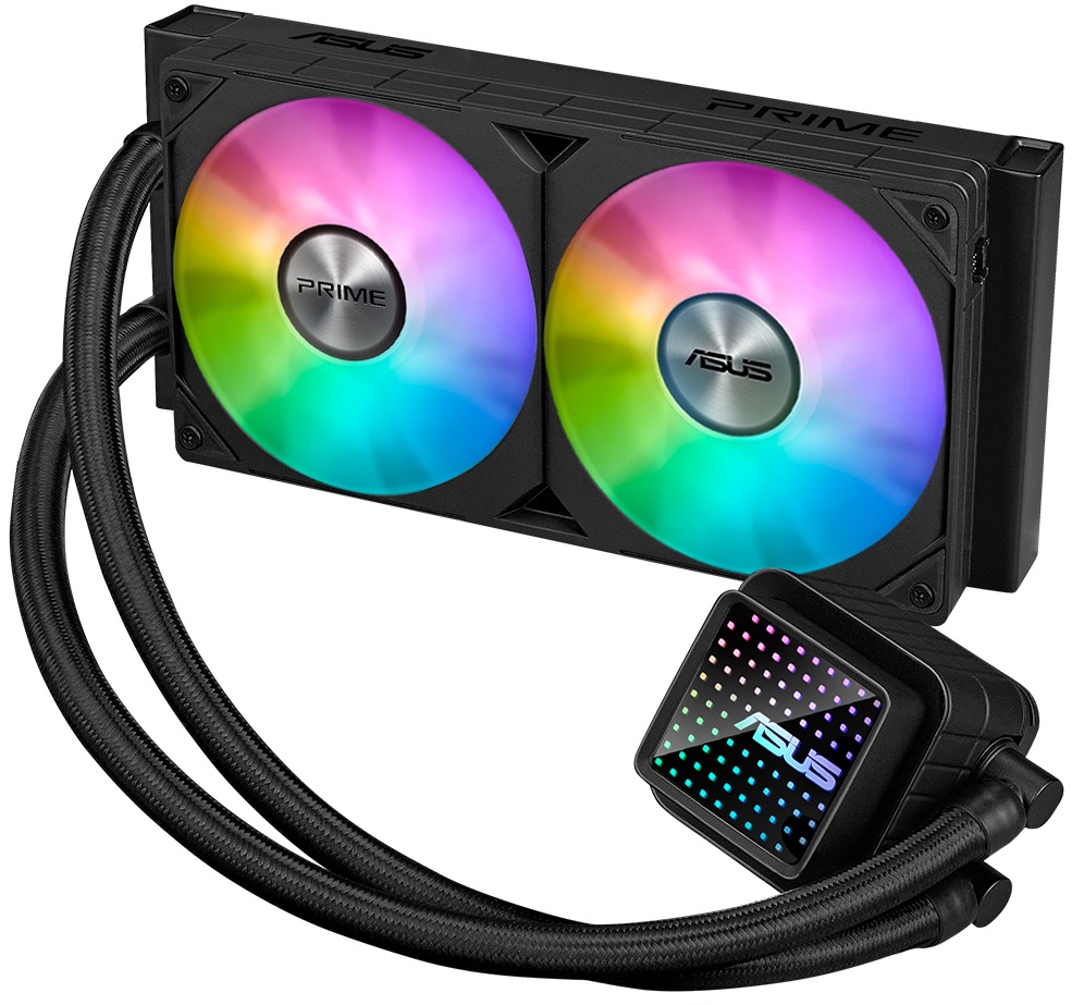 Asus PRIME LC 240 ARGB 2x12cm ARGB Fanlı AMD-INTEL Aura Siyah Sıvı Saoğutma Sistemi