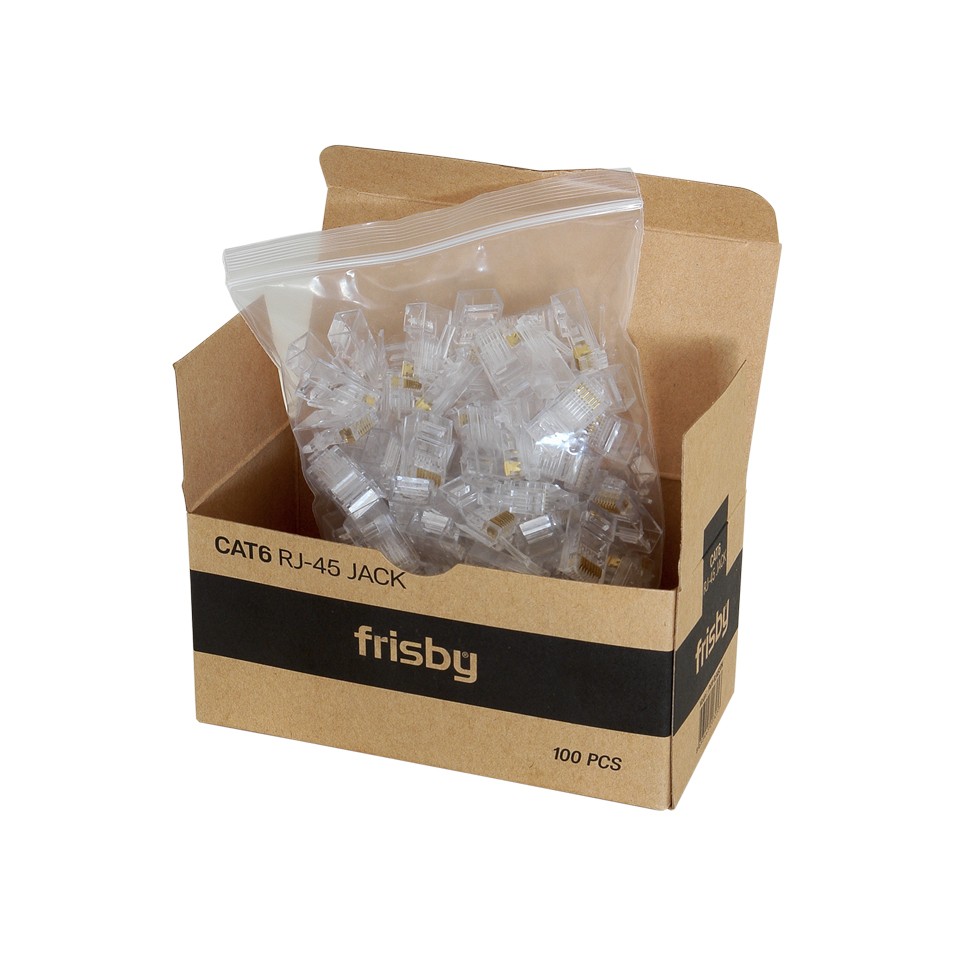Frisby FNW-RJ4520N UTP Cat6 100 lü Paket RJ45 Konnektör