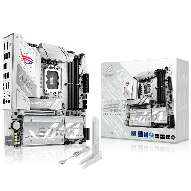 Asus ROG STRIX B860-G GAMING WIFI Sc-1851 DDR5 8600Mhz 4xM2 Wifi7 2.5Gbit Aura RGB ATX INTEL Anakart