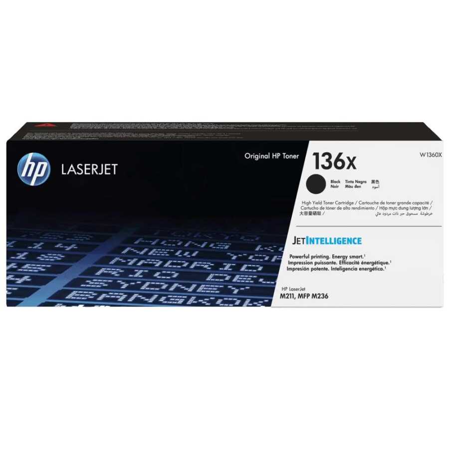 Hp W1360X 136X 2.600 Sayfalık Yüksek Kapasiteli Siyah Orjinal Laser Toner