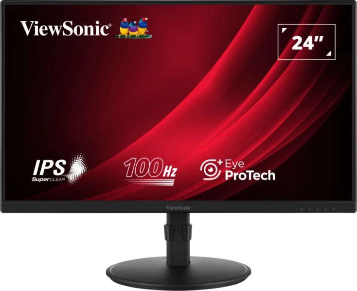 Viewsonic VA2408-HDJ 23.8 inch 1920x1080 5ms 100Hz VGA HDMI DP Tilt Swiel Yükseklik Ayartlı Monitör
