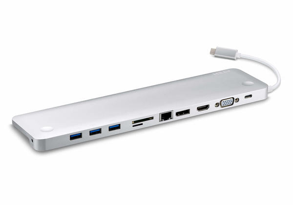 Aten UH3234 USB 3.1 Gen1 Type C to DISPLAY PORT HDMI VGA RJ45 Multiport with Power Pass Through