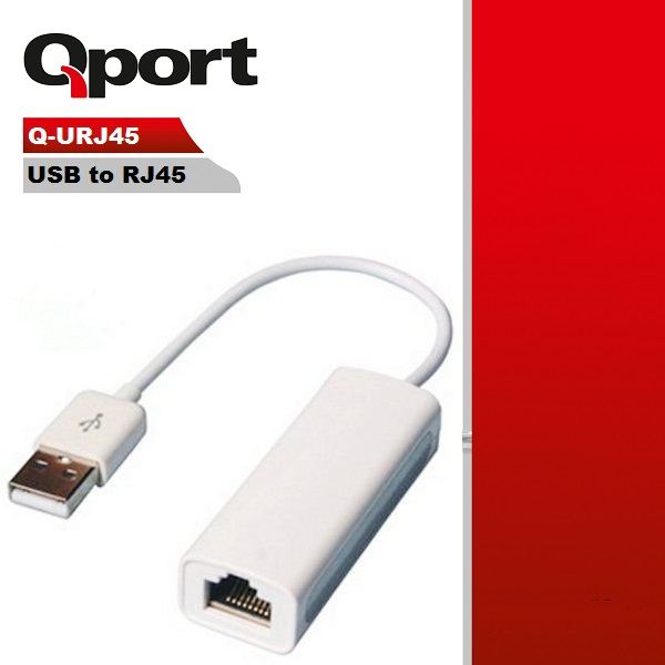 Qport Q-URJ45 USB 2.0 to RJ45 10/100Mbps Usb Ethernet Adaptörü