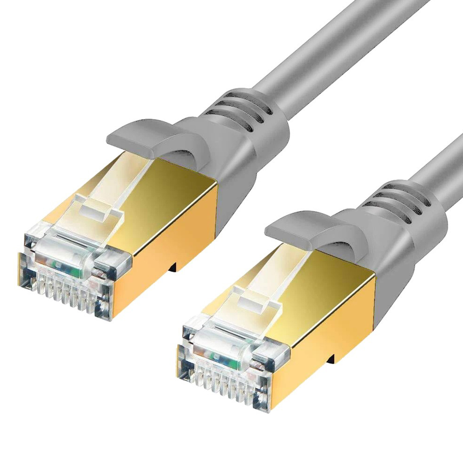 Inca ICAT8-05G 5 Mt CAT8 S-FTP 40Gbps 2000Mhz Gri Patch Cord Kablo