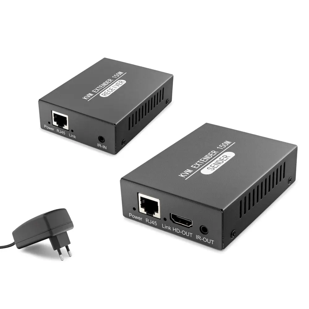 Hadron HDX1377 150 Mt HDMI to RJ45 KVM Extender HDMI Mesafe Uzatıcı