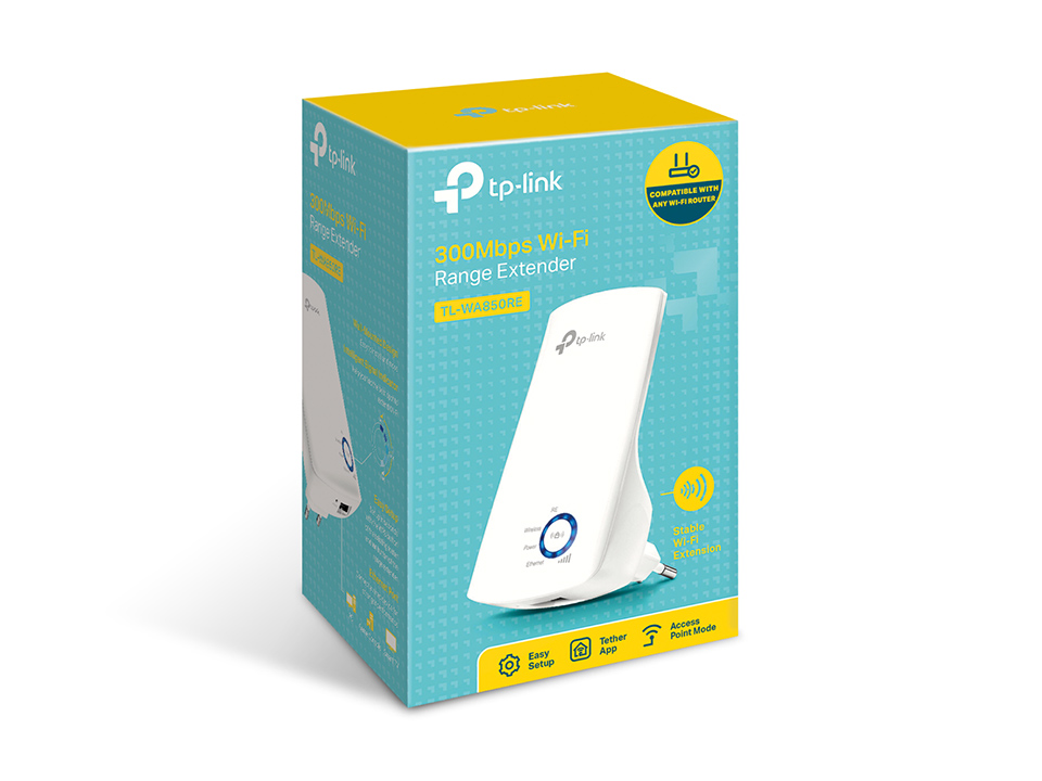 Tp-Link TL-WA850RE 300Mbps 1 Port Menzil Geliştirici