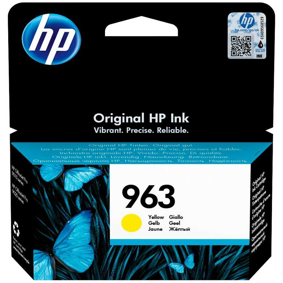 Hp 3JA25AE 963 700 Sayfalık Sarı Renkli Orijinal Inkjet Kartuş