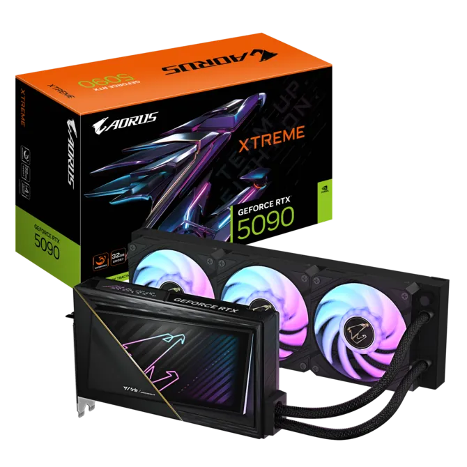 Gigabyte GV-N5090AORUSX W-32GD 32 GB GDDR7 GeForce RTX 5090 Xtreme WaterForce 512Bit NVIDIA Ekran Kartı