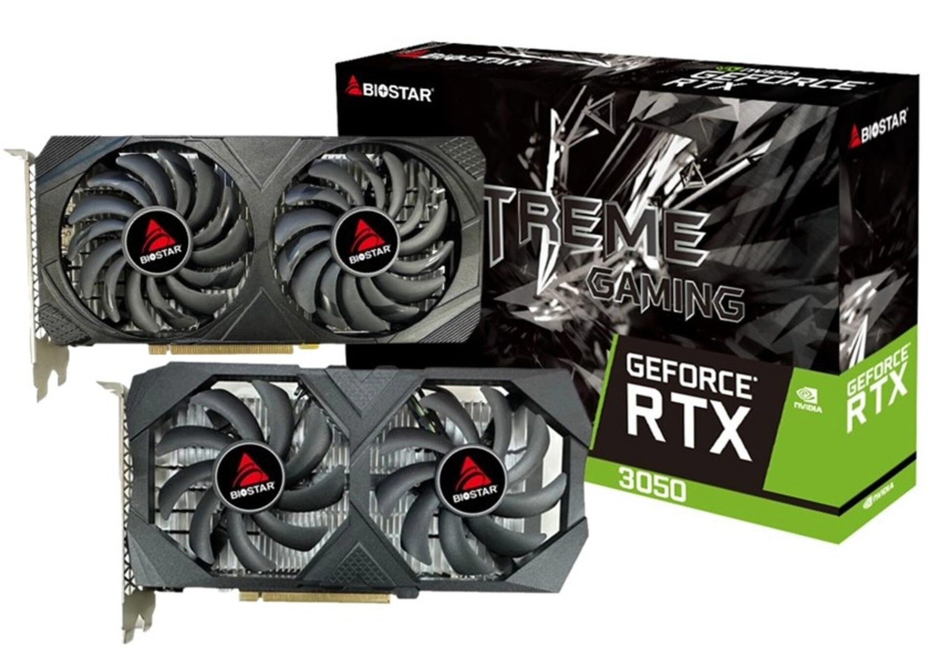 Biostar VN3516RF68 6 GB DDR6 GeForce Dyal RTX 3050 96Bit NVIDIA Ekran Kartı