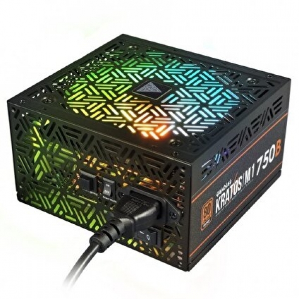 Gamdias Kratos M1 750B 750W 80 Plus Bronze 12cm RGB Fanlı ATX Power Suplly
