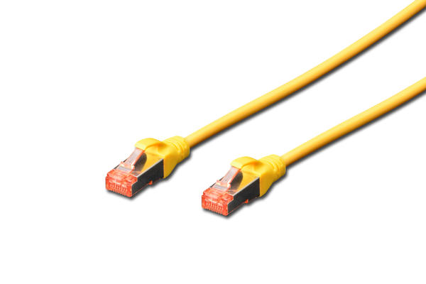 Digitus DK-1644-100/Y 10 Mt CAT6 AWG27/7 Holegen S/FTP Sarı Patch Cord Kablo