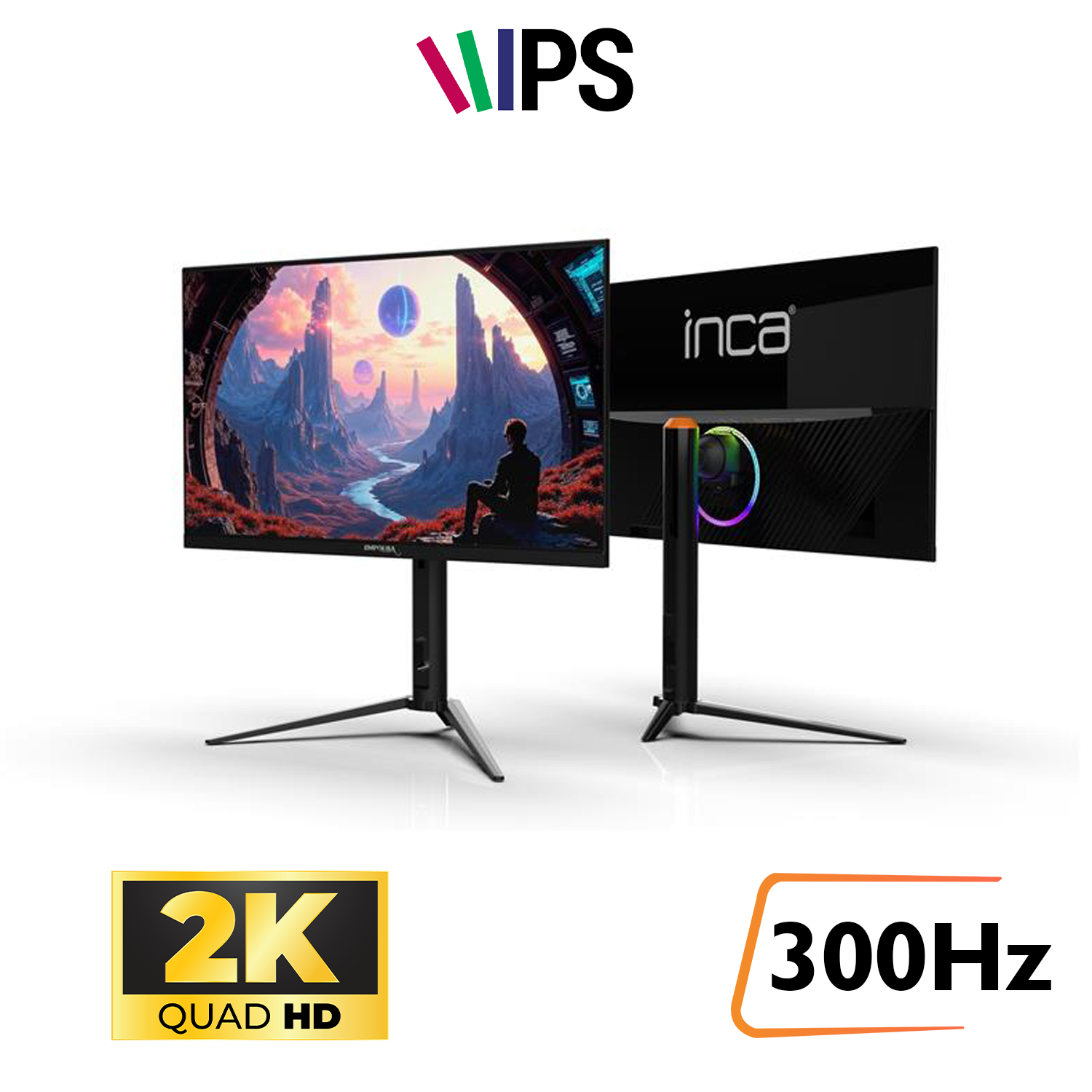 Inca ILM-272KXG 27 inch 2560x1440 0.5mm 300Hz HDMI DP Oyuncu Monitörü