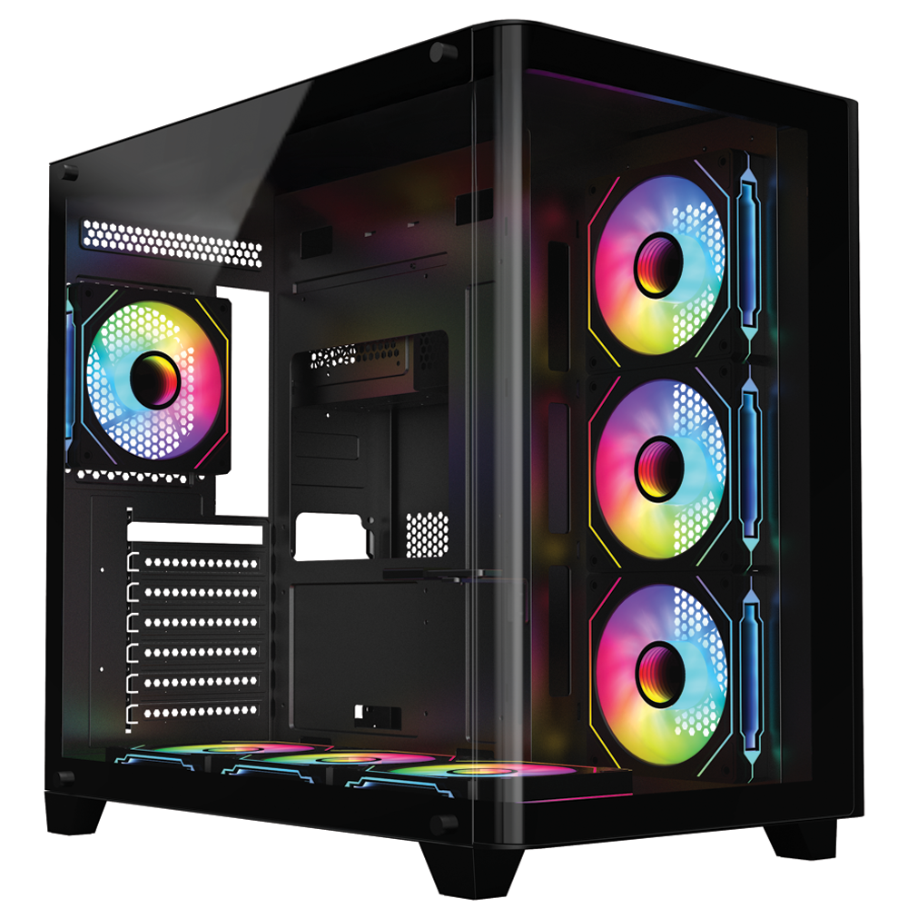 Frisby FC-9545G 750 W 80 Plus Bronze 7x12cm ARGB Fanlı Temperli Mid Tower ATX Kasa