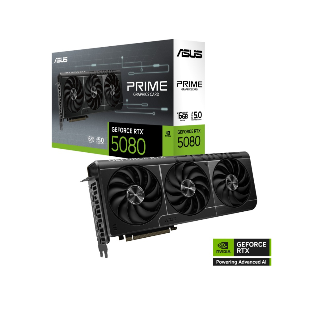 Asus PRIME-RTX5080-16G 16 GB GDDR7 GeForce RTX 5080 OC 256Bit DLSS4 NVIDIA Ekran kartı