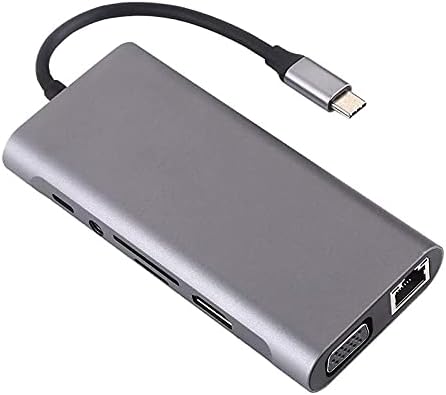 Codegen CDG-CNV49 USB Type C to VGA HDMI 4 Port USB 3.0 RJ45 Dock Station
