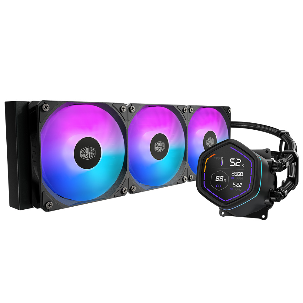 Cooler Master MLX-D36M-A18PA-RD 360mm 3x12cm ARGB AMD-INTEl AM5-1851 Uyumlu Sıvı Saoğutam Sistemi
