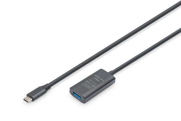 Digitus DA-73110 5 Mt USB Type C to USB Type C Gen1 Active 5G Erkek-Dişi Uzatma Kablosu