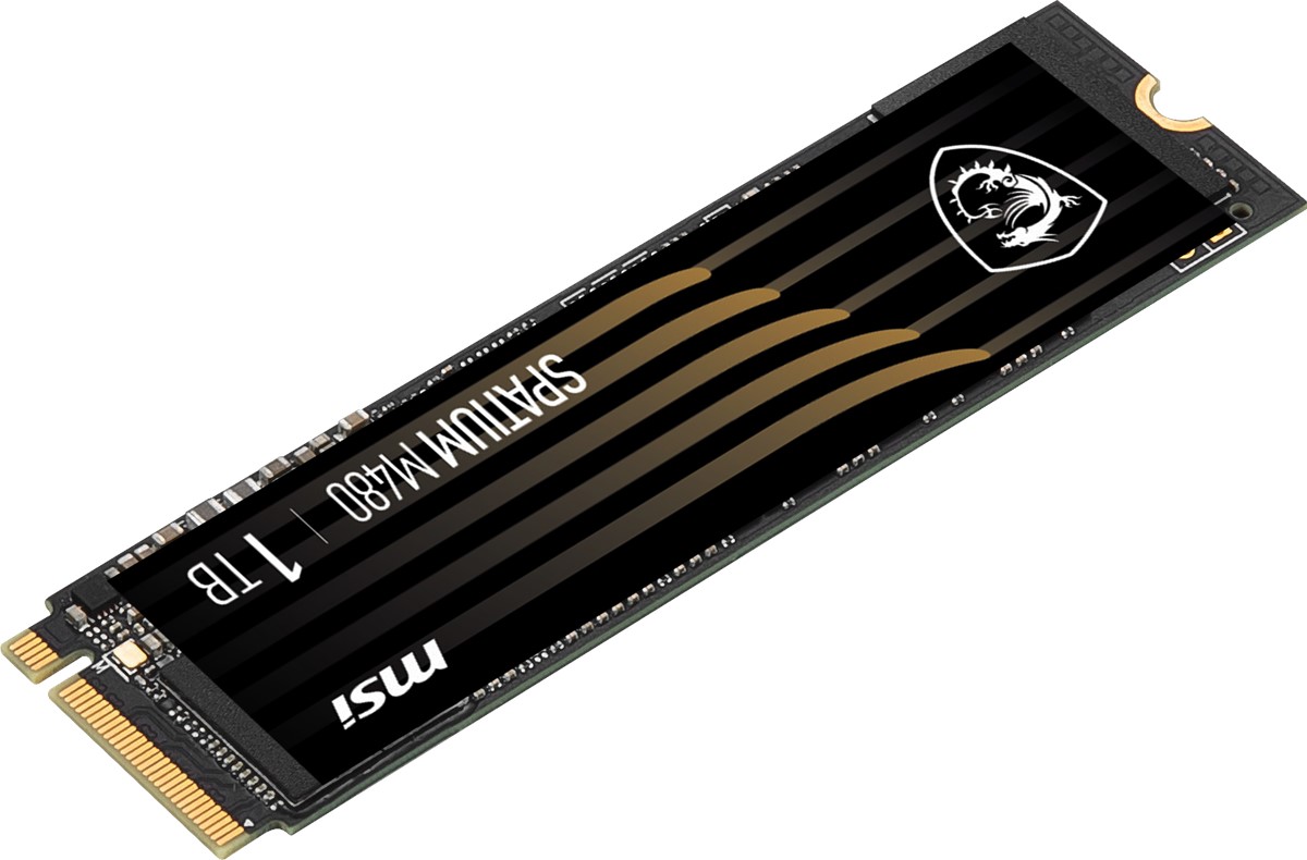 Msi SPATIUM M480 PRO PCIE 4.0 NVME M.2 1 TB 7400-6000Mb/s PCIe NVMe GEN4 22x80 SSD Harddisk