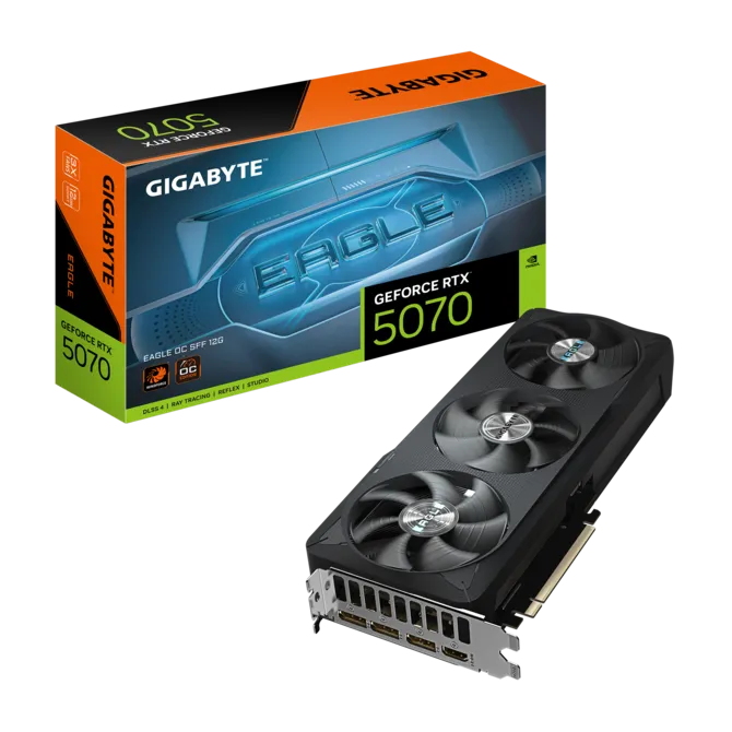 Gigabyte GV-N5070EAGLE OC-12GD 12 GB GDDR7 GEForce RTX 5070 Eagle OC SFF 192Bit NVIDIA Ekran Kartı