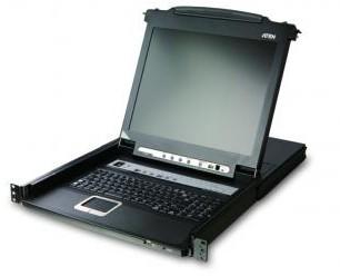 Aten CL5716Mt 17 inch 16 Port PS2 USB Touchpad Türkçe Klavye Konsol