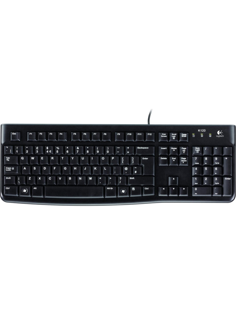 Logitech 920-002508 K1210 USB Q ENG Multimedia Kablolu Siyah Klavye