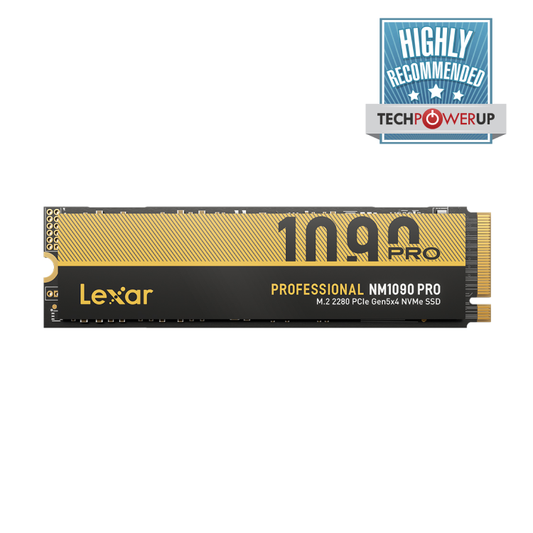 Lexar LNM109P002T-RNNNG 2 TB 14000-13000Mb/s PCIE NVMe GEn5 22x80 SSD Harddiskler