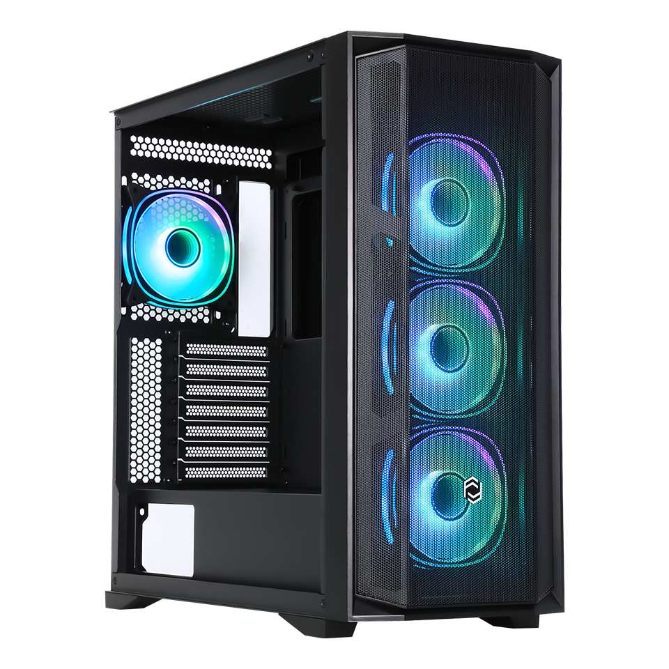 Frisby CX-500 750W 80 Plus Bronze 4x12ARGB Fanlı  Temperli Cam Siyah Mid Tower Oyuncu Kasası
