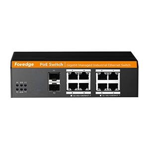 Foredge IS1010GPS 8 Port Gigabit Poe 2 Port SFP Yönetilebilir PoE Switch