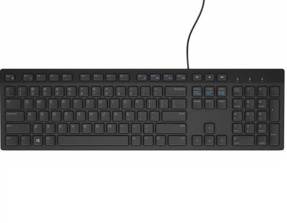 Dell 580-ADHQ KB-216 USB Q TR Multimedia Siyah Kablolu Klavye