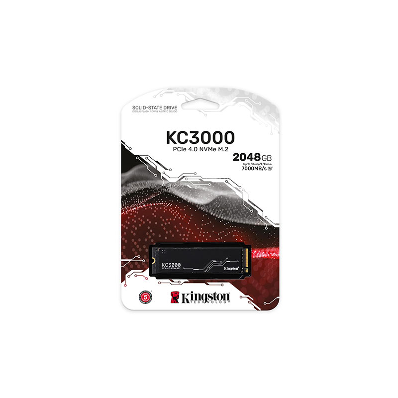 Kingston SKC3000D/2048G 2 TB 7000-7000 KC3000 PCIe 4.0x4 M.2 NVMe 22x80 SSD Harddisk