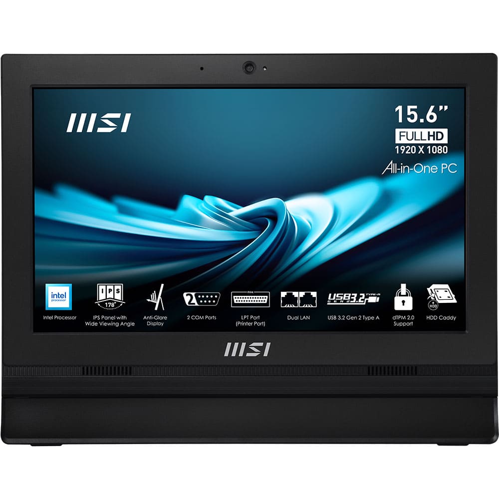 Msi PRO AP162T ADL-017XEU Intel N100 3.4Ghz 4GB 256GB SSD 15.6 Dokunmatik FreeDos All In One Bilgisayar