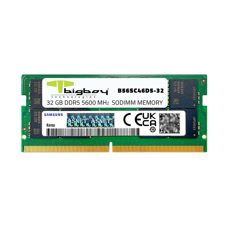 Bigboy B56SC46D5-32 32GB DDR5 5600Mhz CL46 Notebook Bellek