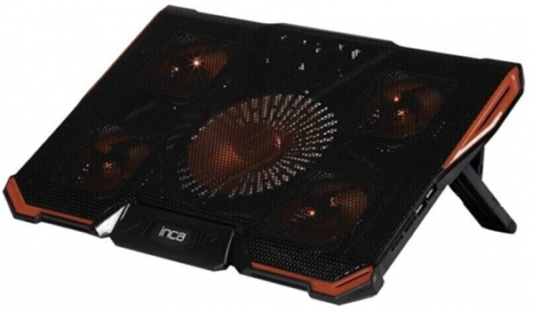 Inca INC-619TGS 13 -17 inch 5 Fanlı 2 USB 5 Kademeli ARRAX Notebook Soğutucu