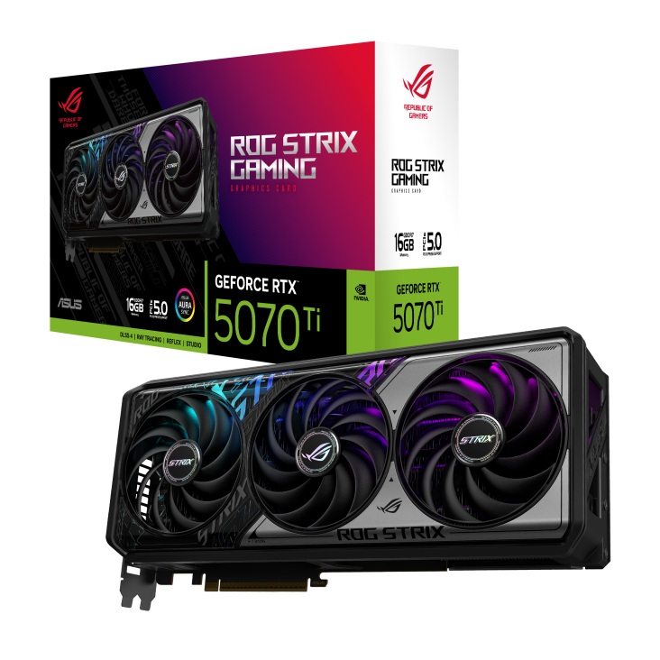 Asus ROG-STRIX-RTX5070TI-16G-GAMING 16 GB GDDR7 GeForce RTX 5070 Ti 256Bit NVIDIA Ekran Kartı