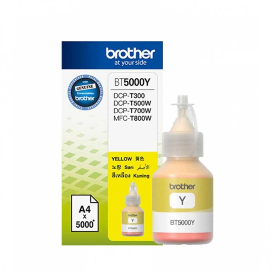 Brother BT5000Y 5.000 Sayfalık Sarı Orijinal Mürekkep