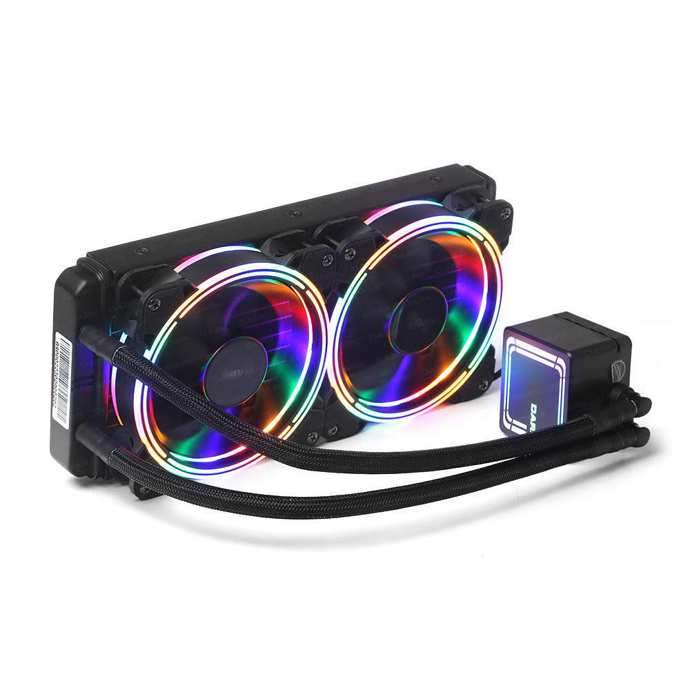 Dark DKCCW246 AquaForce W240 240cm 2x12cm FRGB Fanlı INTEL AMD Uyumlu Sıvı Soğutma Sistemi